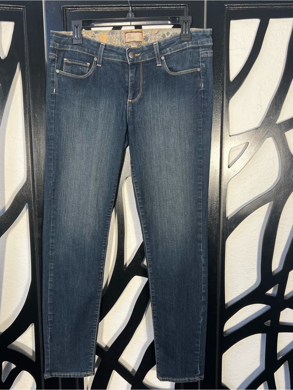 Paige Premium Denim Peg Skinny Cotton Blend Women's Jean Size 29 Cottagecore.